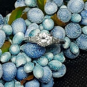 Brilliant CZ Sterling Ring